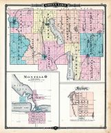 Green Lake County Map, Montello, Oxford, Wisconsin State Atlas 1878